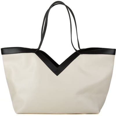 Giulia Monti Tas Lichtbeige Zwart