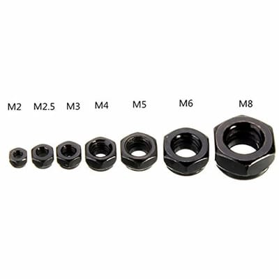 Dailygoods- Hex Moer Nylon Invoeging - 10 Stuks - Koolstofstaal - Zelfsluitend - Schokbestendig - Antiroest - Borgmoer
