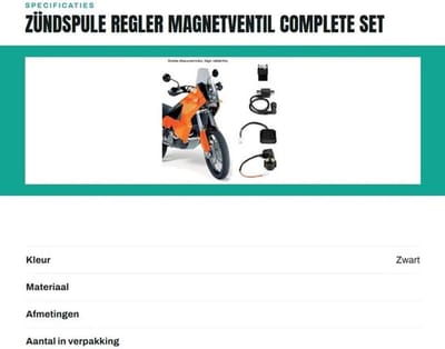Zündspule CDI Regler - Magnetventiel - CDI-Eenheid - Gelijkrichter - Accessoires - Voor PIT Quad Dirt Bike ATV