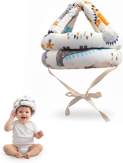 Veilig en lichtgewicht babyhelm voor kruipen, lopen en spelen - zachte bescherming voor uw kind
