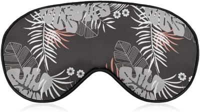 Oogmasker Gladde Stof - Slaapmasker Comfortabel - Ontspannen Slapen - Verstelbare Band - 22 x 12 x 1 cm