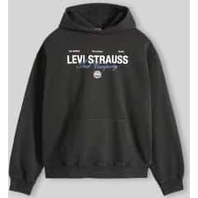 relaxed fit hoodie van katoenmix