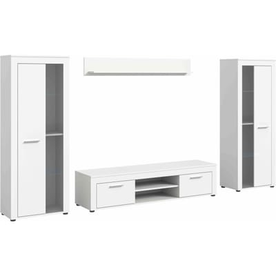 Jam woonkamercombinatie wit melamine - 35x310x159cm
