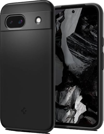 Spigen Thin Fit Hoesje Geschikt voor Google Pixel 8a - Back Cover Zwart