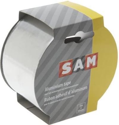 SAM aluminiumtape - 5 meter x 50 mm.