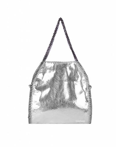 Giuliano kunstlederen schoudertas Sorella - Zilver - Dames - Metallic