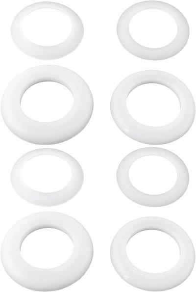 Dailygoods- Afvoerplug Set van 2 - Siliconen Afdichtringen - 40 mm Binnenmaat - Reparatie Gootsteen - Handmatige Installatie - Corrosiebestendig - Afvoerstopper