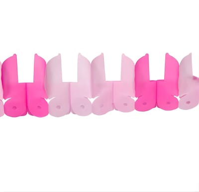 Folat Slinger - papier - 6M - roze - baby geboorte meisje - wiegjes - feestversiering