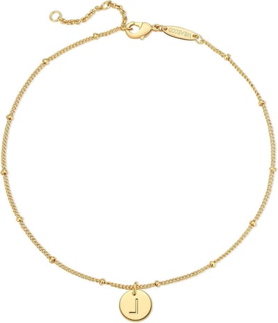 Gouden Anklet - Enkelbandje Vrouwen - Strand Mode - Verstelbaar Extender - 24 cm - Goud