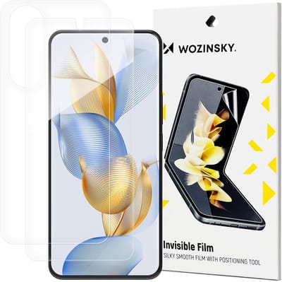 Wozinsky Invisible Film Serie - Beschermfolie Honor 90 - Krystalhelder - Eenvoudige Montage - Oleofobische Functie