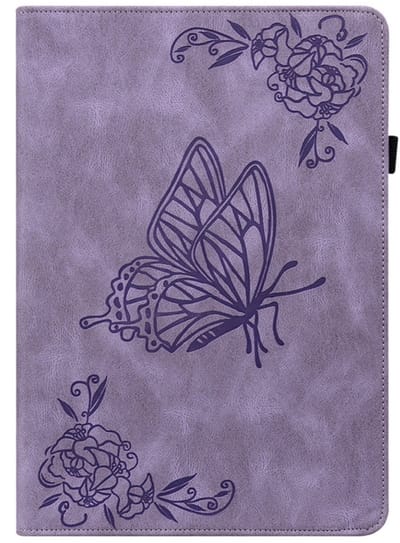 Bescherm-Etui Hoes Map voor Xiaomi Redmi Pad SE - 11 - Vlinder - Paars