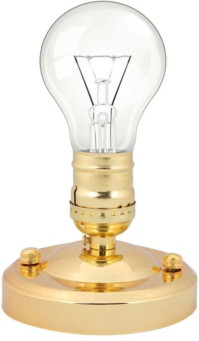 Dailygoody - Vintage Industrial Lampenkap - E26 E27 Fitting - Hoogwaardige metalen lamp - Gouden kleur - Perfect voor DIY projecten - Geschikt voor wa.
