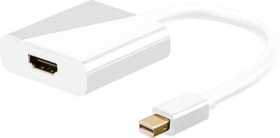 Goobay Mini DisplayPort™/HDMI™ Adapter Cable 1.2, gold-plated 0.1 m