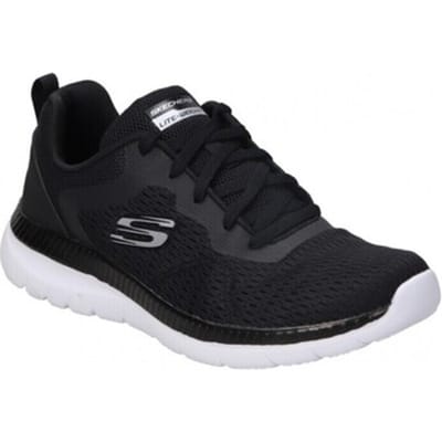 Skechers Bountiful Quick Path dames sneakers zwart wit