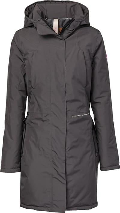 PK International - Regenjas - Dames - Waterdicht - Ademende voering - Capuchon - Rumble - Grijsblauw - XS/34