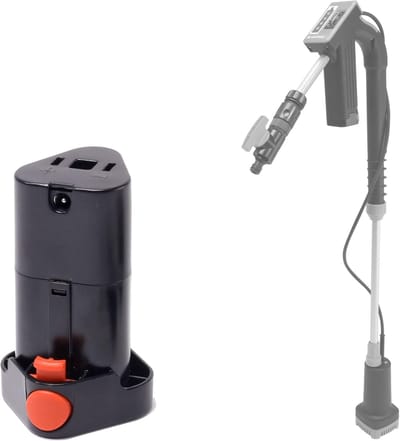 Reserveaccu 12V - Extra batterij - Water pompen - Originele pasvorm - 2.0 Ah - Zwart