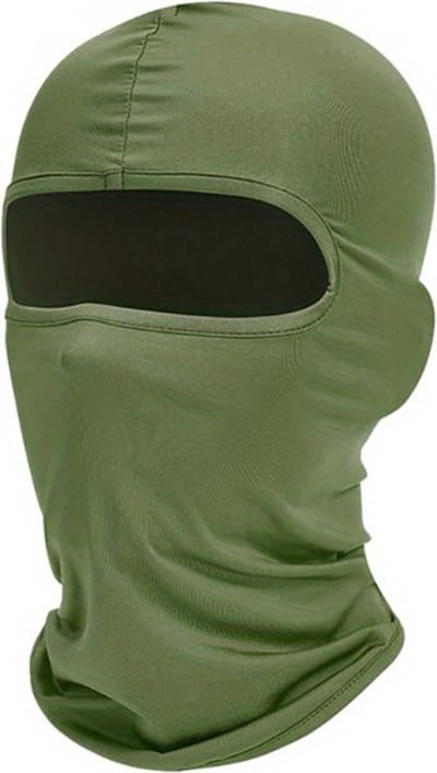 Nivard Ski Masker - Ski Mask - Balaclava - Winter Masker - Bivakmuts - Full Face Mask - Groen