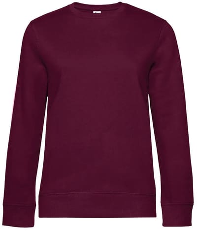 Dames sweatshirt met ronde hals B&C Queen