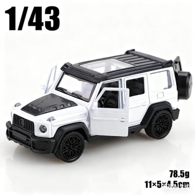 Verpakt 1/43 Nieuwe Legering Kleine G Pull-Back Off-Road Auto, Drie Deuren Kunnen Open Metalen Model, Kinderspeelgoed, Decoratie