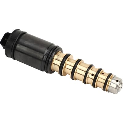 Électrovanne de commande de compresseur de climatisation Contrôle précis Flux d'air amélioré 2554833 pour DENSO 6SEU16C beige