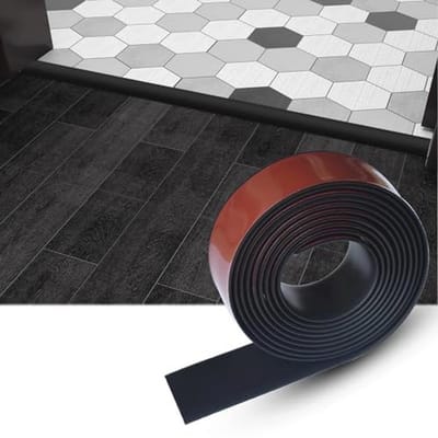 Platte Overgangsstrip voor Vloeren en Deuren - Zelfklevende Vinyl Vloer Rand Trim - Spleetverbindingsstrip