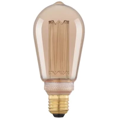 Eglo Ledfilamentlamp Edison 4 - Amber - D6,4cm - Warm Wit - E27 - 4w
