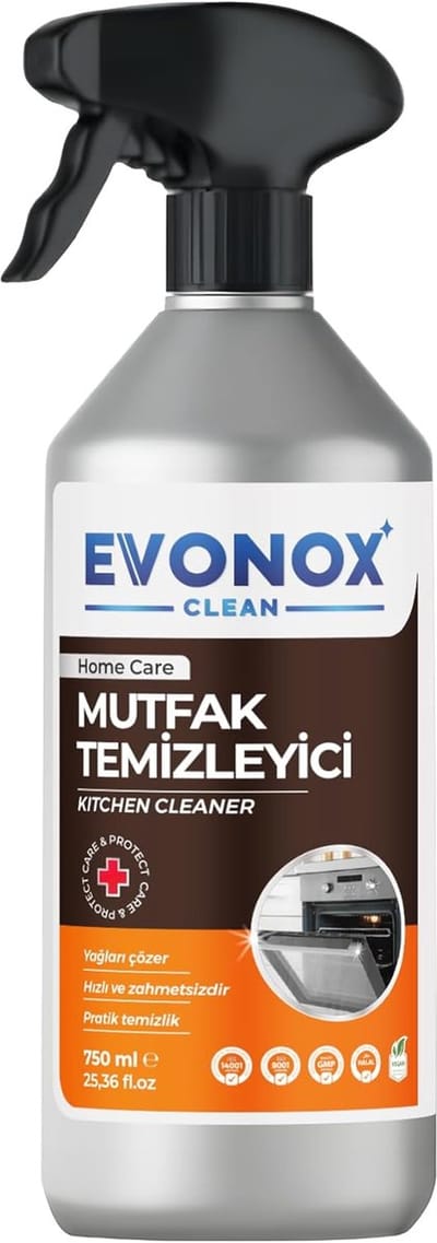 Evonox Clean Ultra Krachtige Keukenreiniger & Ontvetter Spray - Met Frisse Citroengeur (750 ml)