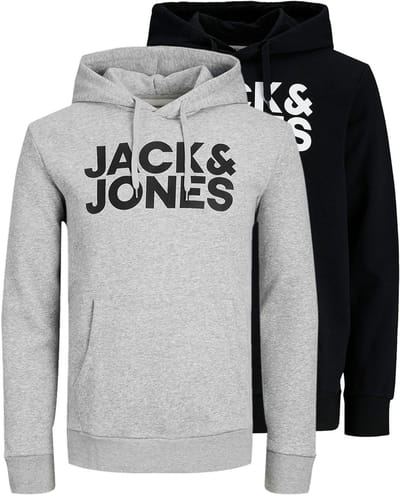 Jack & Jones Heren hoddie 2 pack Corp