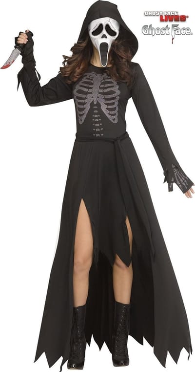 Ghost Face® Skeleten Jurk Dames
