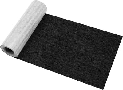 Grote Set Strijkbare Patches voor Kleding Repareren - Denim Stof Reparatiedoek Zwart