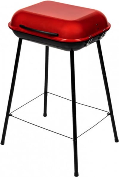 Somagic PIC NIC Houtskoolbarbecue Geschikt voor 6 personen - Compacte Mee neem Formaat van 42 x 69.5 x 42 cm (Grijs)