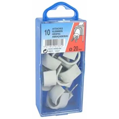 Reddy Clips 20mm Grijs 10st.