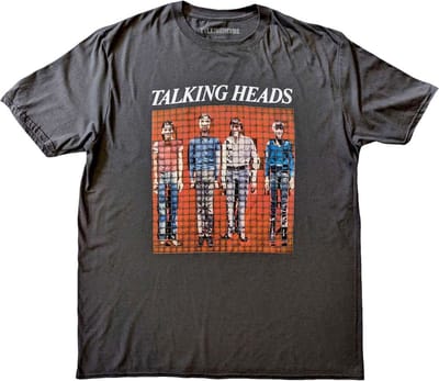 Talking Heads - Pixel Portrait Heren T-shirt - 2XL - Grijs