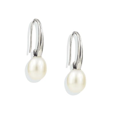 PROUD PEARLS® Zilveren oorbellen met parels