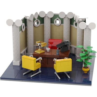 Gobricks MOC Tv-serie Better Call Saul Goodman's Kantoor Breaking Bad Walter White Pinkman Bouwsteen Blokken Speelgoed Kind Cadeau gray