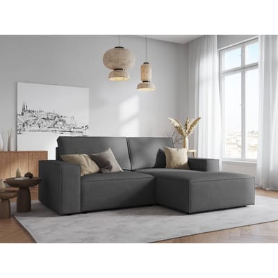 Hoekbank Carlo rechts ribstof | Milo Casa