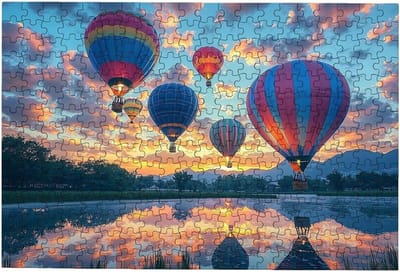 Legpuzzel Volwassenen - Landschap Puzzel - Ontspanning Thuis - Genummerde Achterkant - 4000 Stukjes - Meerkleurig