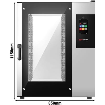 GGM Gastro Bäckerei-Kombidämpfer - Touch - 10x EN 600x400 - inkl. Waschsystem