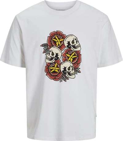 JACK&JONES - JORANATOMY SKULL TEE SS CREW NECK SN JNR - Jongens - T-shirts