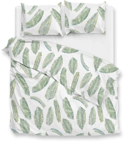 Zohome Dekbedovertrek Rosendo - White - Bloemen - Dekbedovertrek - 200x200-220 cm - 100% Katoen - Tweepersoons - SS26