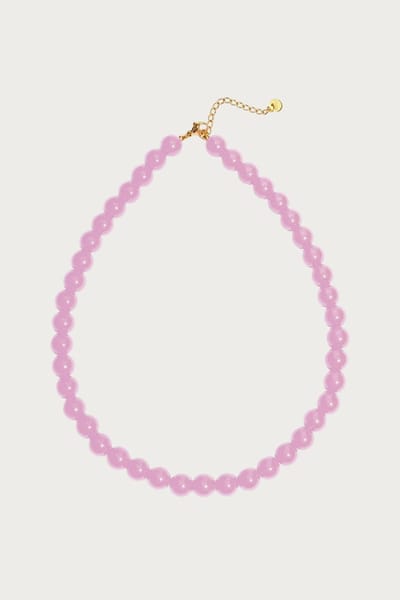 Ketting met medium kralen-10mm