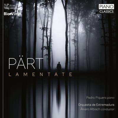 Pedro Piquero, Orquesta De Extremedura & Álvaro Albiach - Pärt: Lamentate (LP) (Biovinyl)