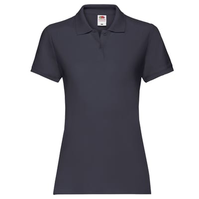 Fruit of the Loom Dames/dames Premium Poloshirt (Deep Navy)