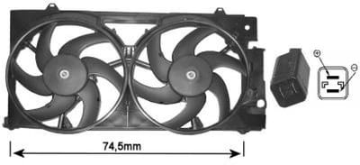 Van Wezel - AUTO DIFFUSER VOOR CITROEN BERLINGO 1996-2002 1250F0