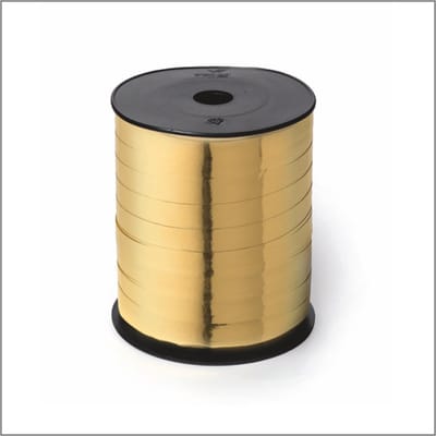 Premium Krullint Goud - Glans Goud - 10 mmx250 meter