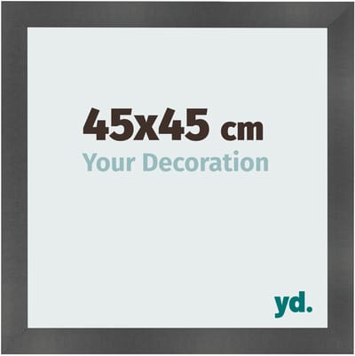 Your Decoration - Fotolijst 45x45 cm - MDF - Zwart Mat - Pisa
