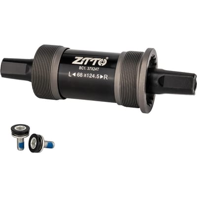 68 mm racefiets trapas met vierkante gaten voor mountainbikes met waterdichte schroeven 124.5