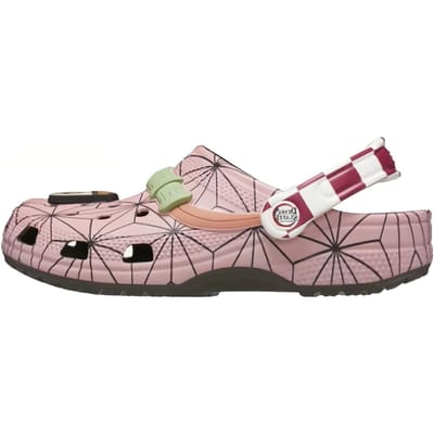 Demon Slayer x Crocs Classic Clog Nezuko Unisex Sneakers Roze Groen 209320-206 42-43 gray