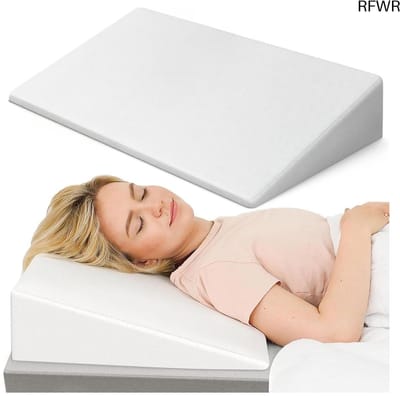 RFWR® Wigkussen Bed 90cm - Ergonomisch Comfortabel Kussen voor Slapen en Lezen