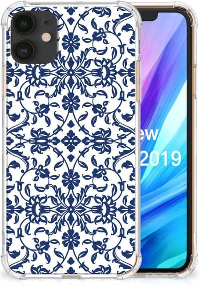 Apple iPhone 11 Case Flower Blue